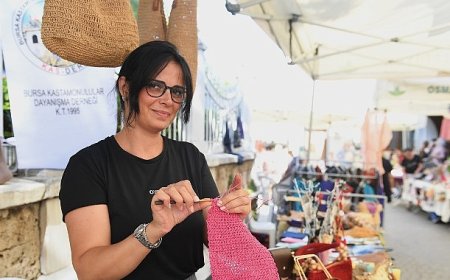 Osmangazi Belediyesi üreten kadınların yanında