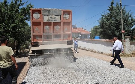 İçeriçumra’da 35 Kilometrelik Yolun Asfalt Çalışmaları Başladı