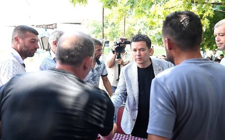 Başkan Erkan Aydın yangın bölgesinde