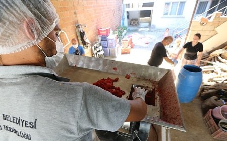 Efes Selçuk’ta Kışlık Salça Hazırlıkları Başlıyor