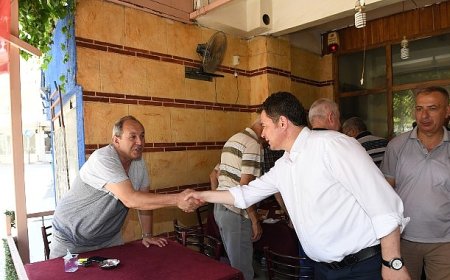 Başkan Aydın’dan vatandaşlara serinletici ikram