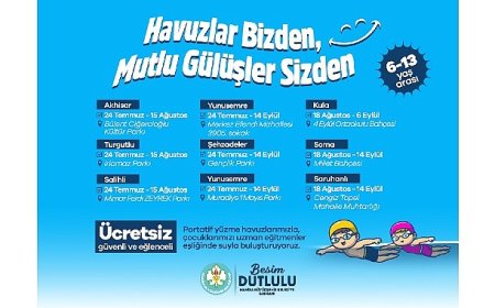Büyükşehir’in Havuzları Çocuklarla Buluşuyor