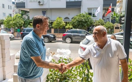 Başkan Özyiğit, Palmiye Mahallesi’nde vatandaşlarla buluştu