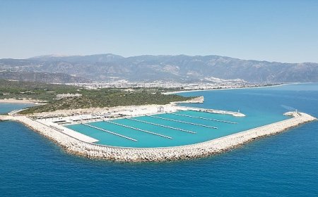 Demre Marina Akdeniz’in parlayan yıldızı olmaya aday