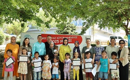 Nilüferli çocuklar, okula kütüphanede hazırlandı