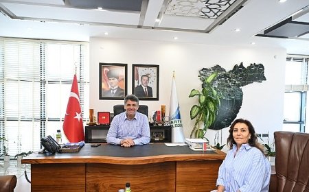 Şef Ayten Saner’den Başkan Kocaman’a Ziyaret