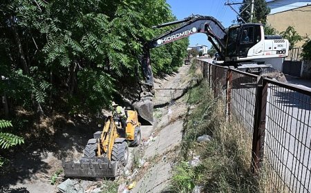 Fevzi Çakmak Mahallesi’nde Sulama Kanalları Temizlendi