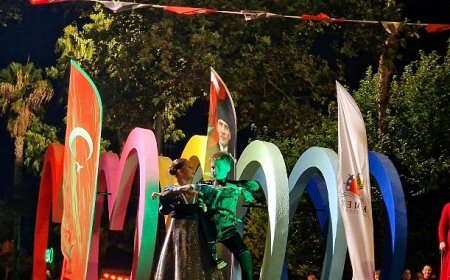 Gürcü dans topluluğundan Kemer’de muhteşem şov