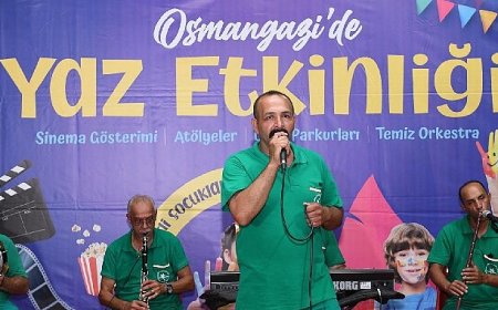 Yaz etkinliklerinde çocuklar ve aileler doyasıya eğlendi