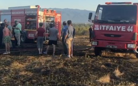 Düzce Konuralp’te örtü yangını kontrol altında