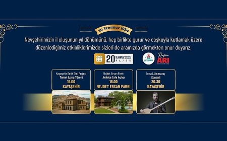 Nevşehir Belediyesi Gururla Sunar; Üçü Bir Arada