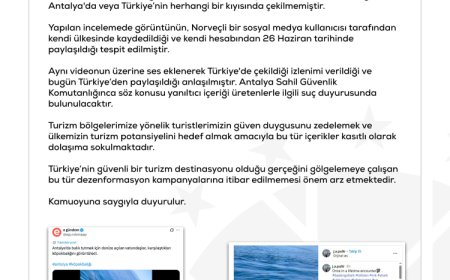 Antalya’da köpekbalığı iddiası dezenformasyon çıktı… DMM: O video Norveç’ten!