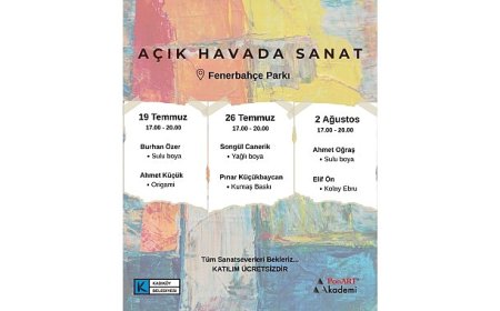 Fenerbahçe Parkı’nda “Açık Alanda Sanat” Etkinliği Başlıyor