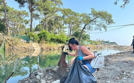 Kemer’de yaşayan yabancı uyruklu kadınlarla temizlik faaliyeti