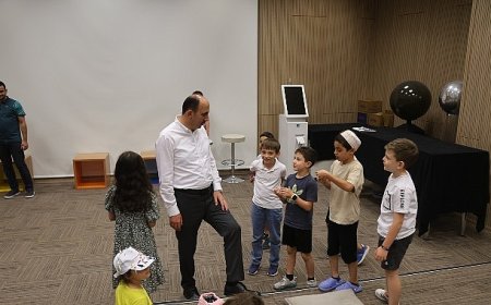 Başkan Altay, Konya Bilim Merkezi’nin Yaz Bilim Kamplarına Katılan Çocuklarla Buluştu