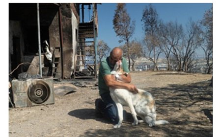 Yangından kurtarılan Kaptan’a sıcak yuva