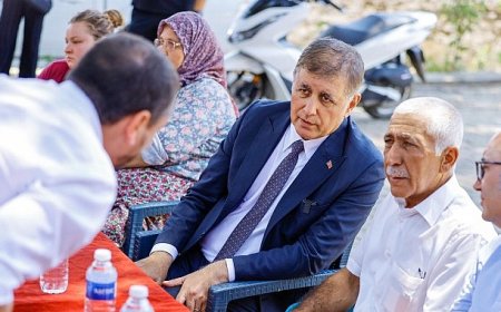 Başkan Tugay’dan yanan köylerin normale dönmesi için kararlılık mesajı