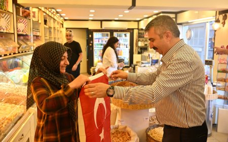 Bursa Yıldırım’da 15 Temmuz coşkusu bayraklarla yaşandı