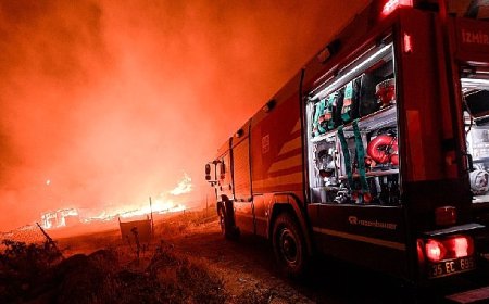 Yangınları söndürmek için canlarını siper ettiler