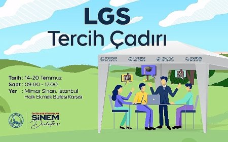 Üsküdar Belediyesi’nden LGS öğrencileri için ‘Tercih Çadırı’