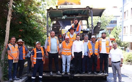Başkan Güner, Asfalt Çalışmalarını Yerinde Denetledi