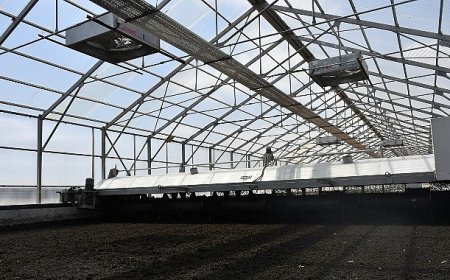 Solar Çamur Kurutma Tesisi’nde 15 ton çamur kurutuluyor