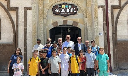 Başkan Altay ve Başkan Pekyatırmacı Bilgehane’de Yaz Etkinliklerine Katılan Öğrencilerle Buluştu