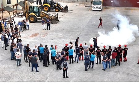 Kartepe Belediyesi’nde Gerçeğini Aratmayan Tatbikat