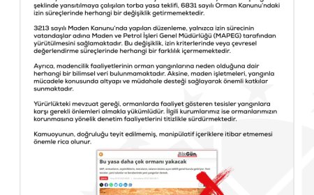 Ormanlarla ilgili ‘torba yasa’ iddiaları yalanlandı