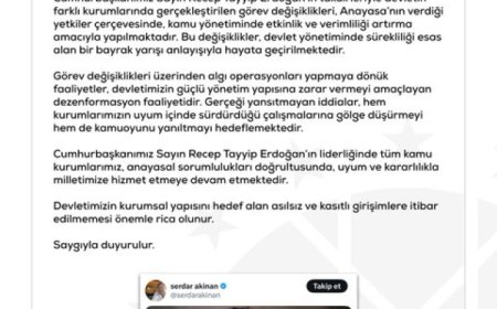İletişim’den görev değişiklikleriyle ilgili uyarı