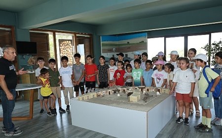 Nilüfer’de çocuklar arkeoloji ile tanışıyor