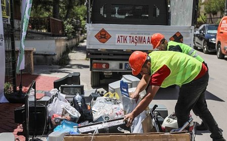 Çankaya’da Elektronik Atıklar Geri Dönüşüme Kazandırılıyor