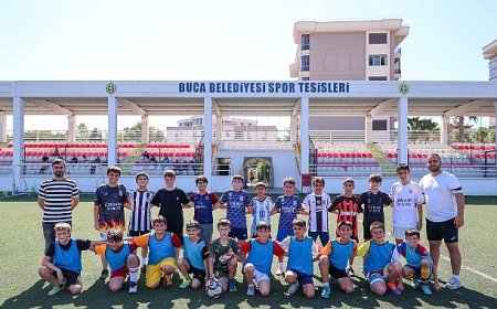 Buca’nın minik kramponları yaz tatilini dolu dolu geçiriyor