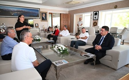 AESOB Başkanı Dere’den Başkan Topaloğlu’na ziyaret