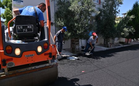 Manisa Büyükşehir’de yol yenilemelerine devam