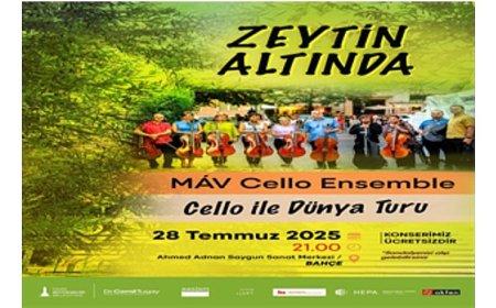 Zeytin Altında konserleri MAV Cello Ensemble ile başlıyor
