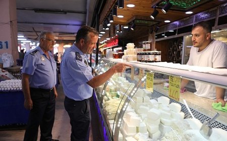 Bayraklı’da pazar yerlerine sıkı denetim