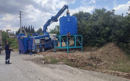 Büyükşehir’den Taral-Tanker Dolum Tesisleriyle Hem Üreticiye Destek Hem Yangına Karşı Güvence