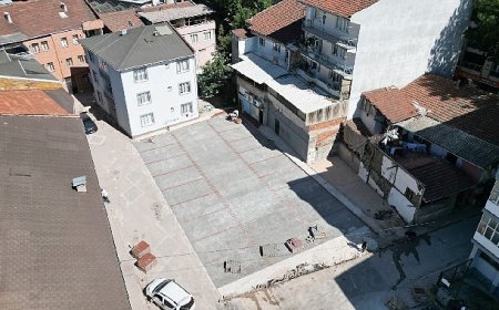 İnegöl’de Kamulaştırılan Alanlar Otoparka Dönüşüyor