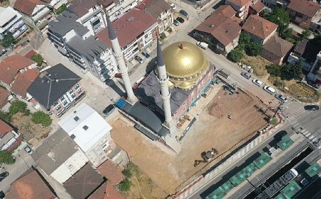 Başaran Camii çevresine estetik dokunuş