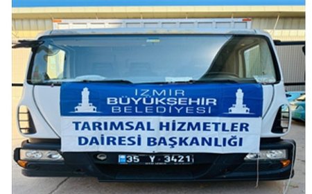 Büyükşehir’den yangın bölgesine yem desteği