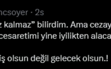 Tutuklanan Tunç Soyer’den mesaj: İyilikten vazgeçmeyeceğim