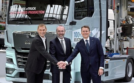 Tarihi Bir Dönüm Noktası: MAN elektrikli kamyonların seri üretimine başladı