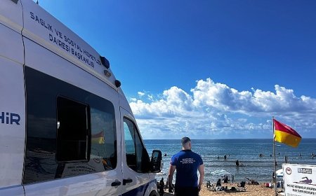 Nakil Ambulans ekipleri sahillerde nöbette