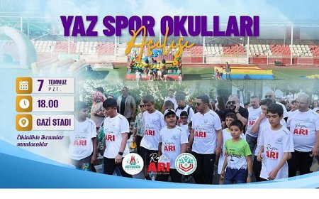 Nevşehir Belediyesi Yaz Spor Okullarımız Pazartesi Günü Açılıyor