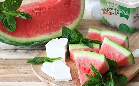 Beyaz peynir ve karpuz zamanı