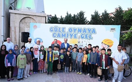 Konya’da “Güle Oynaya Cami Gel” Projesi ile Camiler Cıvıl Cıvıl