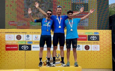 Mudanya’nın bisiklet sporcusu zirveye pedal çevirdi