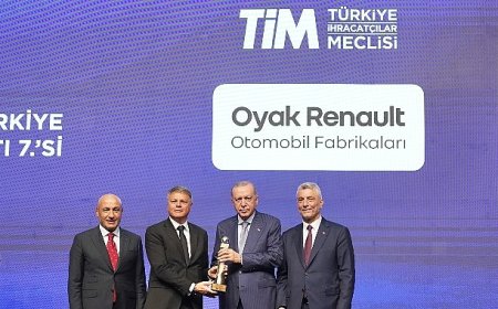 Oyak Renault, Türkiye’nin en büyük 7. ihracatçısı oldu