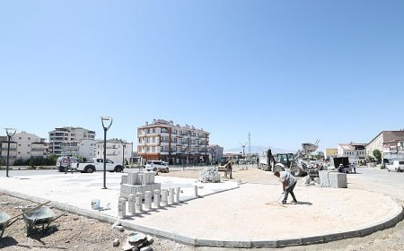GİM Toptancılar Sitesi yanındaki bölge yenileniyor